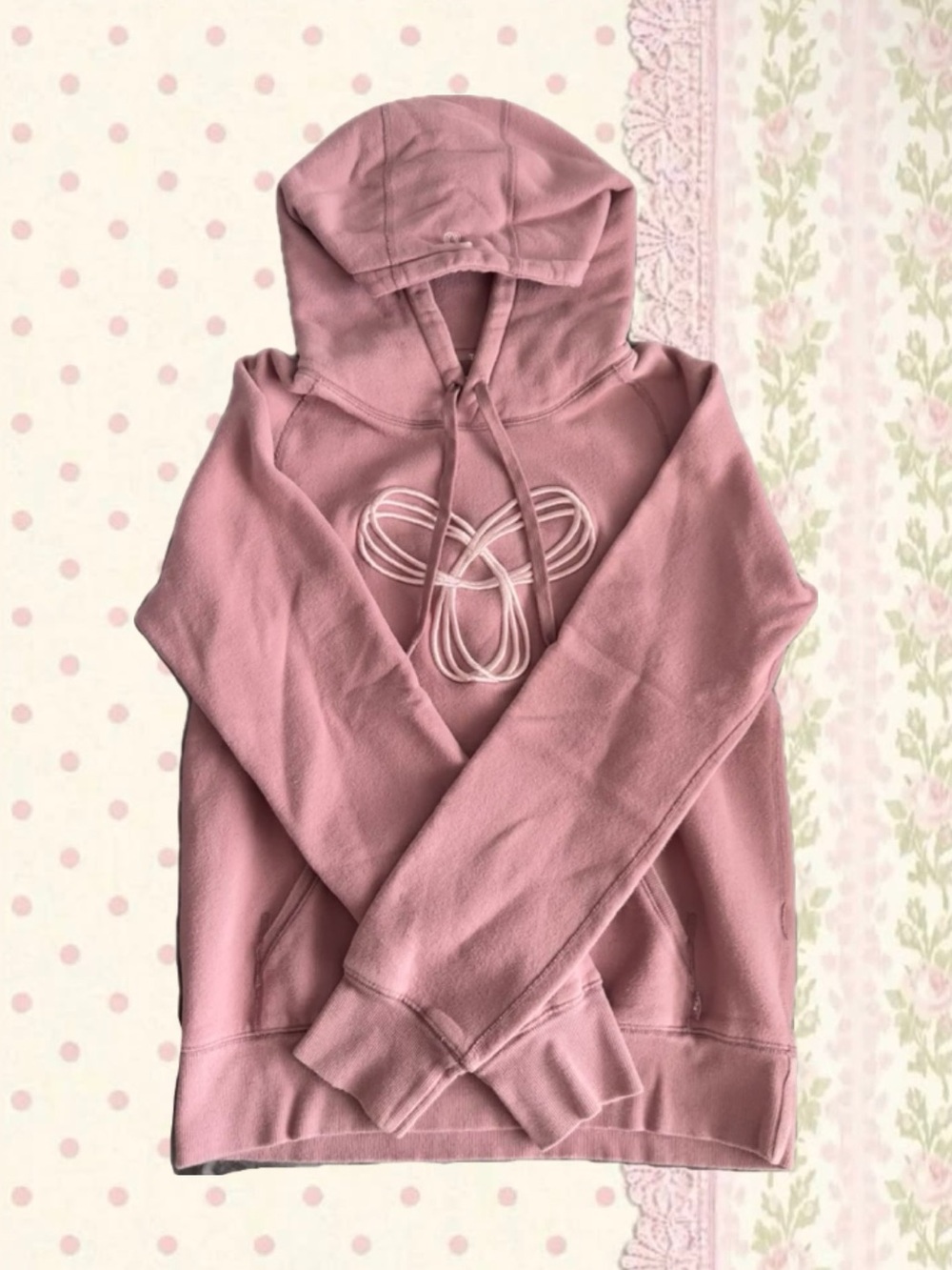 TNA Dusty Rose Hoodie With Logo
